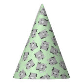 Chapeaux De Fètes Donkey Birthday Party Green (Gauche)