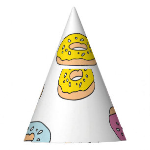 Chapeaux De Fètes Doodle beiguts motif, design sans soudure.