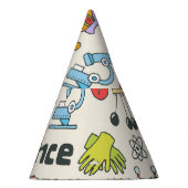 Chapeaux De Fètes Doodles de science : Ensemble d'écoles à main. (Droite)