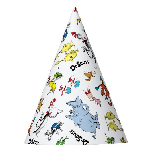 Chapeaux De Fètes Dr. Seuss Character Confetti | ANNIVERSAIRE DE ENF (Devant)