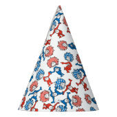 Chapeaux De Fètes Dr Seuss | Chose Une Chose Deux Motifs du drapeau  (Gauche)