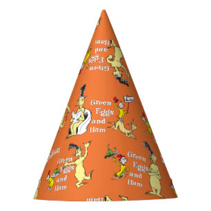 Chapeaux De Fètes Dr. Seuss Les Œufs verts au jambon Motif de person