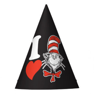 Chapeaux De Fètes Dr Seuss Valentine J'entends le chat dans le Casq