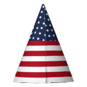 Chapeaux De Fètes Drapeau américain 4 juillet patriotique (Dos)