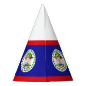 Chapeaux De Fètes Drapeau bélizien (Dos)