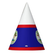 Chapeaux De Fètes Drapeau bélizien (Gauche)