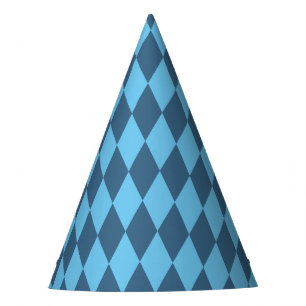 Chapeaux De Fètes Drapeau bleu Bavaria Rhombus Motif