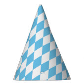 Chapeaux De Fètes Drapeau bleu et blanc Bavière Rhombus Motif (Droite)
