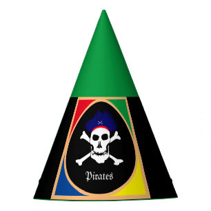 Chapeaux De Fètes Drapeau Captain & Pirates - Île au trésor /enfants