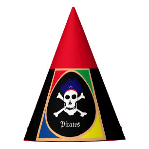 Chapeaux De Fètes Drapeau Captain & Pirates - Île aux trésors/enfant