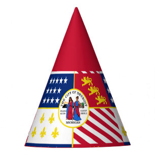 Chapeaux De Fètes Drapeau de Detroit, Casquette du Parti du Michigan