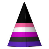 Chapeaux De Fètes Drapeau de fierté genderfluid (Dos)