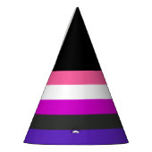 Chapeaux De Fètes Drapeau de fierté genderfluid (Gauche)