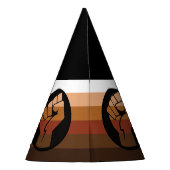 Chapeaux De Fètes Drapeau de fierté POC (Dos)