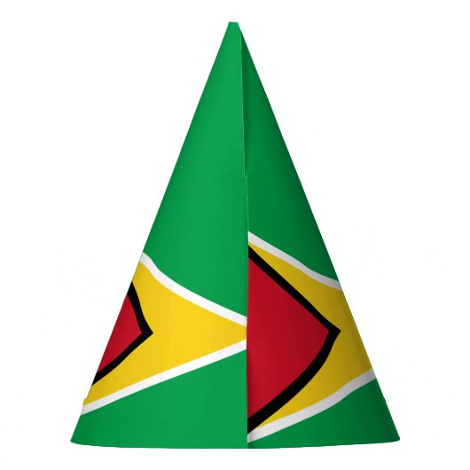 Chapeaux De Fètes Drapeau de Guyana (Dos)
