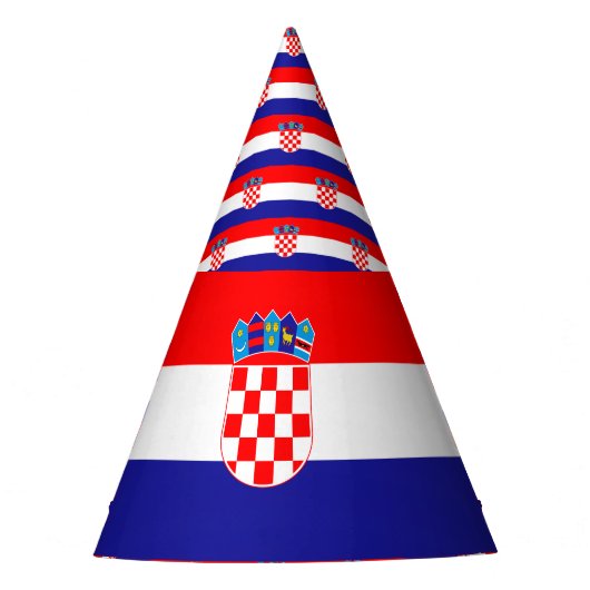 Chapeaux De Fètes Drapeau de la Croatie (Devant)