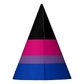 Chapeaux De Fètes Drapeau de la fierté bisexuelle (Dos)