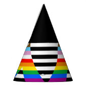 Chapeaux De Fètes Drapeau de la fierté de progrès d'allié (Gauche)