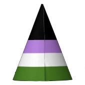 Chapeaux De Fètes Drapeau de la fierté queer (Dos)