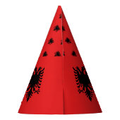Chapeaux De Fètes Drapeau de l'Albanie (Dos)