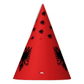 Chapeaux De Fètes Drapeau de l'Albanie (Gauche)