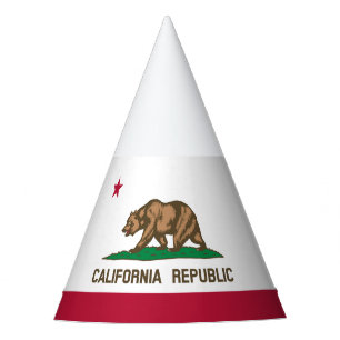 Chapeaux De Fètes Drapeau de l'État de la République de Californie
