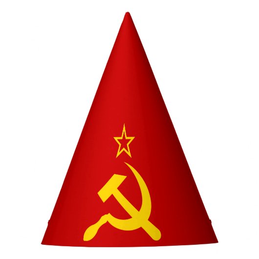 Chapeaux De Fètes Drapeau de l'URSS - Drapeau de l'Union soviétique (Devant)