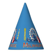 Chapeaux De Fètes Drapeau de Milwaukee, Wisconsin (Droite)