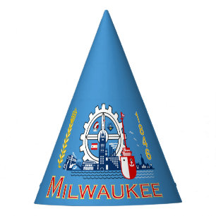 Chapeaux De Fètes Drapeau de Milwaukee, Wisconsin