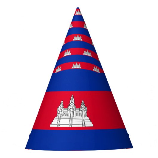 Chapeaux De Fètes Drapeau du Cambodge (Devant)