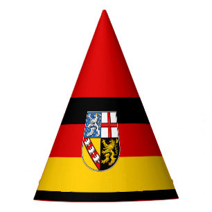 Chapeaux De Fètes Drapeau du Casquette du parti Sarre