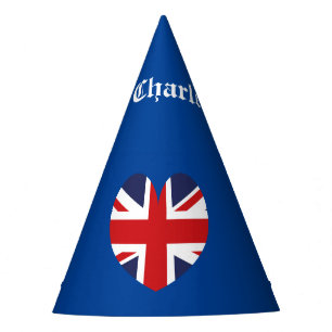 Chapeaux De Fètes Drapeau du roi Charles 111 Couronne Royal England