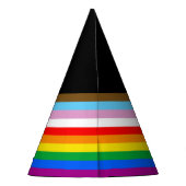 CHAPEAUX DE FÈTES DRAPEAU PRIDE LGBTQ+ INCLUSIF (Dos)