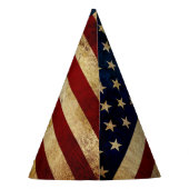 Chapeaux De Fètes Drapeau USA / Grunged (Dos)