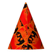 Chapeaux De Fètes Drôle effrayant Flames d'incendie orange Halloween (Dos)