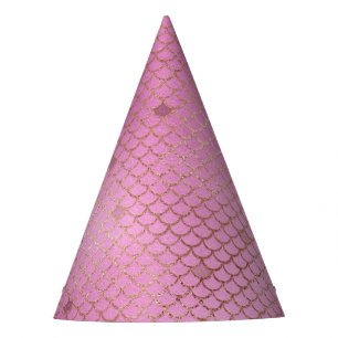 Chapeaux De Fètes Échelles roses mignonnes de sirène pour une fête
