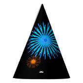 Chapeaux De Fètes Éclatement du motif de feux d'artifice (Gauche)