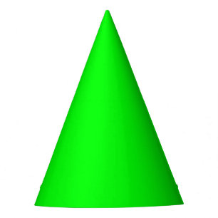 Chapeaux De Fètes Écran vert néon moderne couleur vive cool