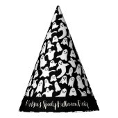 Chapeaux De Fètes Éffrayant fantôme halloween Casquette du parti noi (Devant)