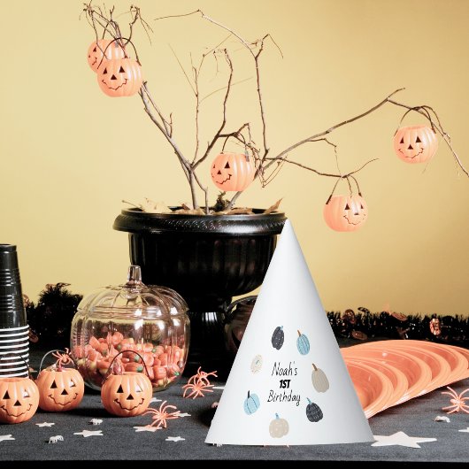 Chapeaux De Fètes Éffrayant | Halloween 1er anniversaire | Citrouill