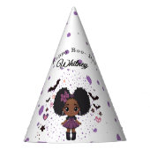 Chapeaux De Fètes Éffrayante mignonne fille afro-puff Casquette d'an (Devant)