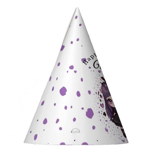 Chapeaux De Fètes Éffrayante mignonne fille Anniversaire Casquette (Gauche)