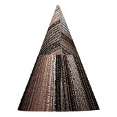 Chapeaux De Fètes Elégant métal or : Rendu 3D Luxueux (Dos)