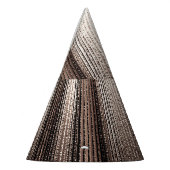 Chapeaux De Fètes Elégant métal or : Rendu 3D Luxueux (Gauche)