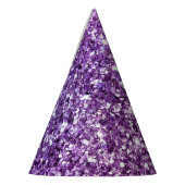 Chapeaux De Fètes Élégant violet Abstrait élégant Motif chic (Gauche)