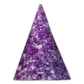 Chapeaux De Fètes Élégant violet Abstrait élégant Motif chic (Droite)