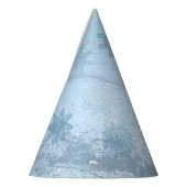 Chapeaux De Fètes Elégante parties scintillant en marbre bleu motif  (Gauche)