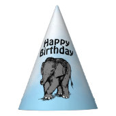 Chapeaux De Fètes Eléphant bébé (Devant)