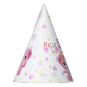 Chapeaux De Fètes Eléphant de bébé rose (Gauche)