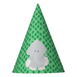 Chapeaux De Fètes Éléphant de la partie d'animaux de safari de